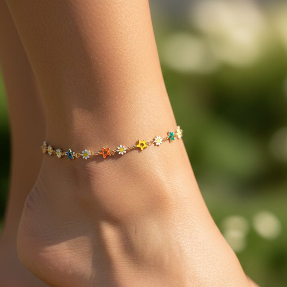 "Elegant Handmade Anklet – Perfect for Women & Girls | Ideal Gift Option, DYC102